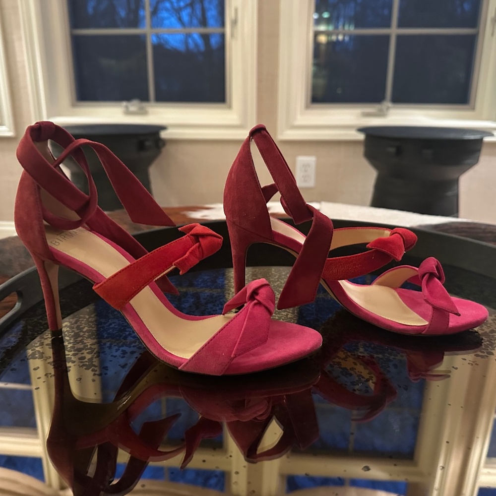 gorgeous Alexandre Birman multi-pink high heel sandals